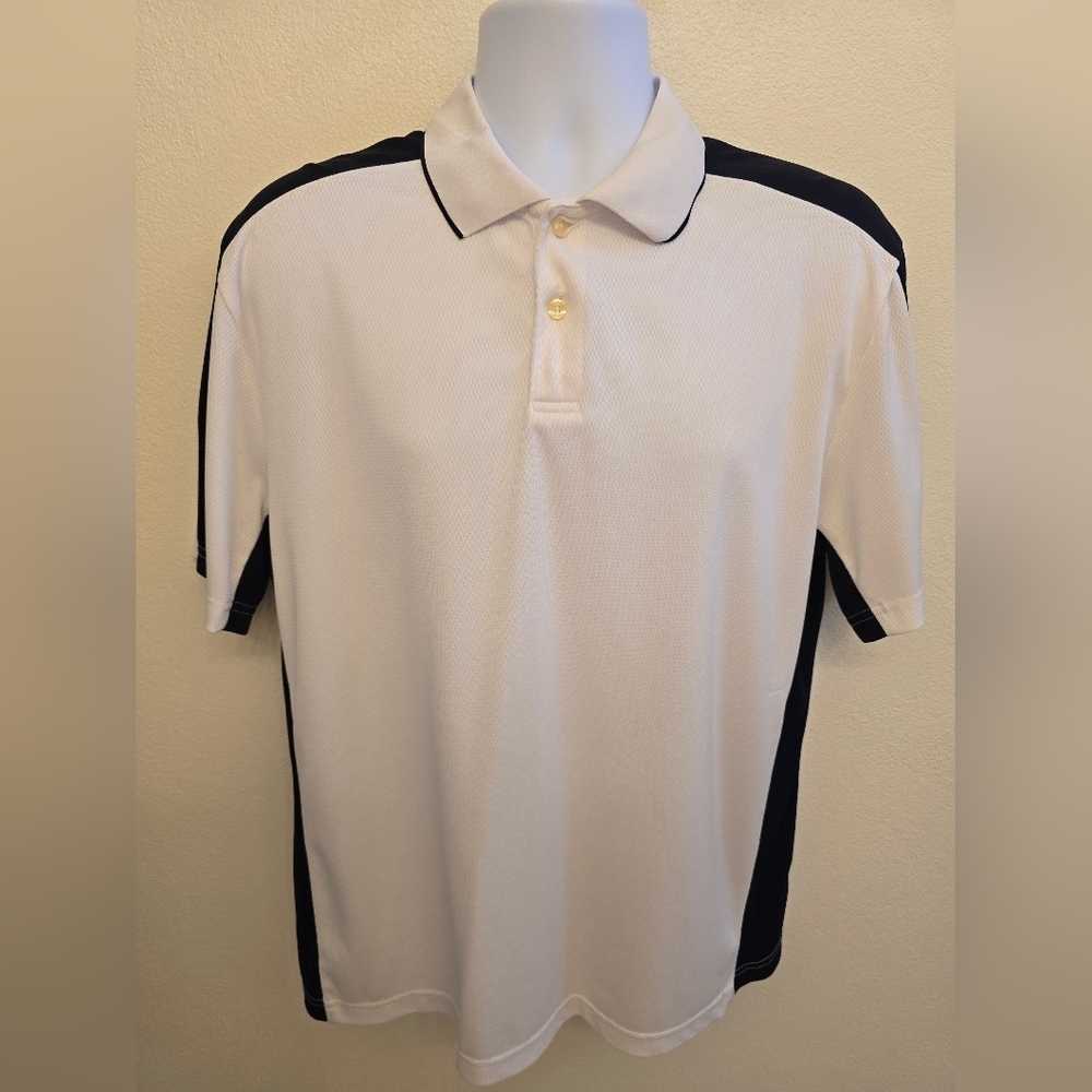 Chaps Men's Golf Stay Dry Short Sleeve Polo Shirt